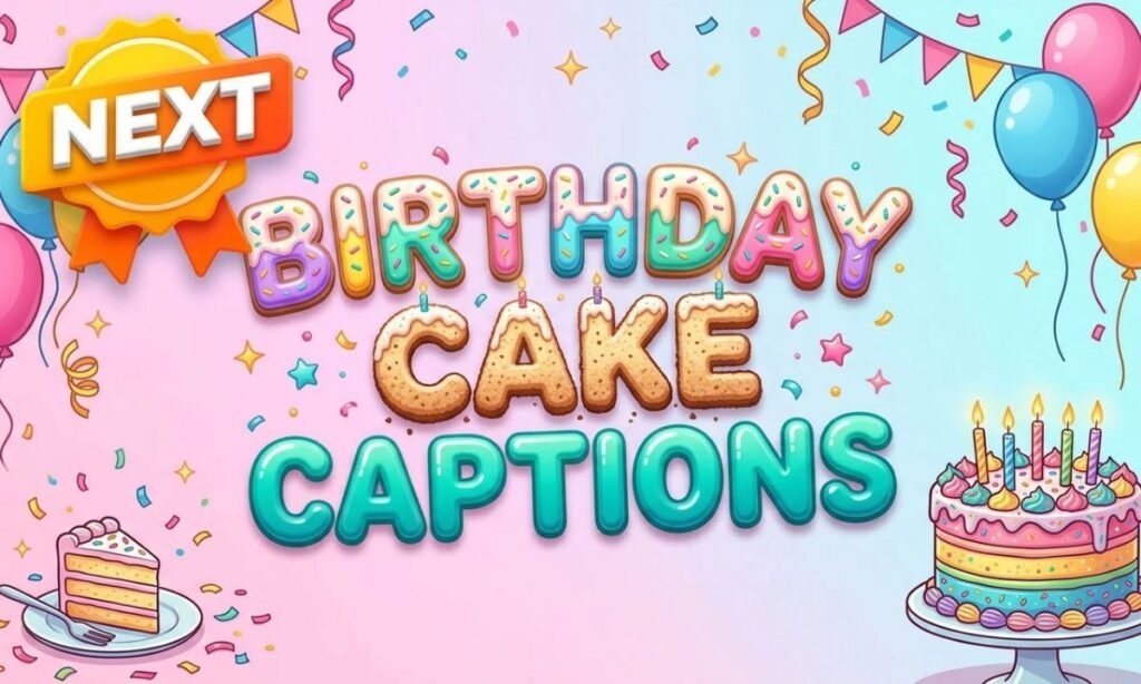 Birthday Cake Captions