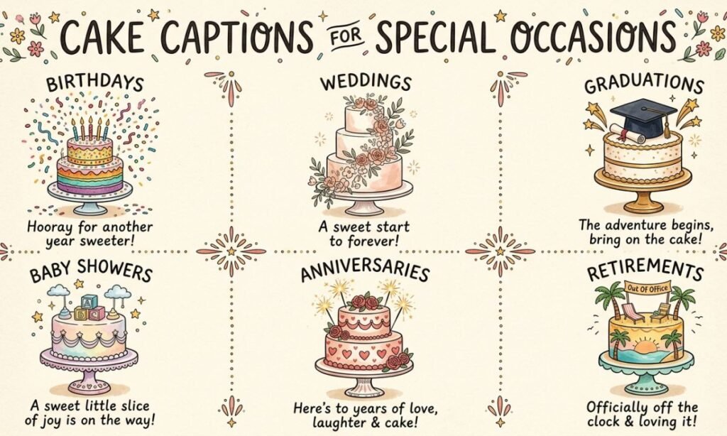Cake Captions for Special Occasions