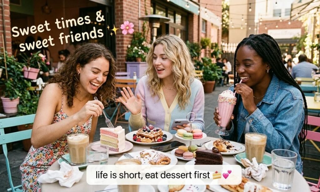 Dessert Captions for Girls