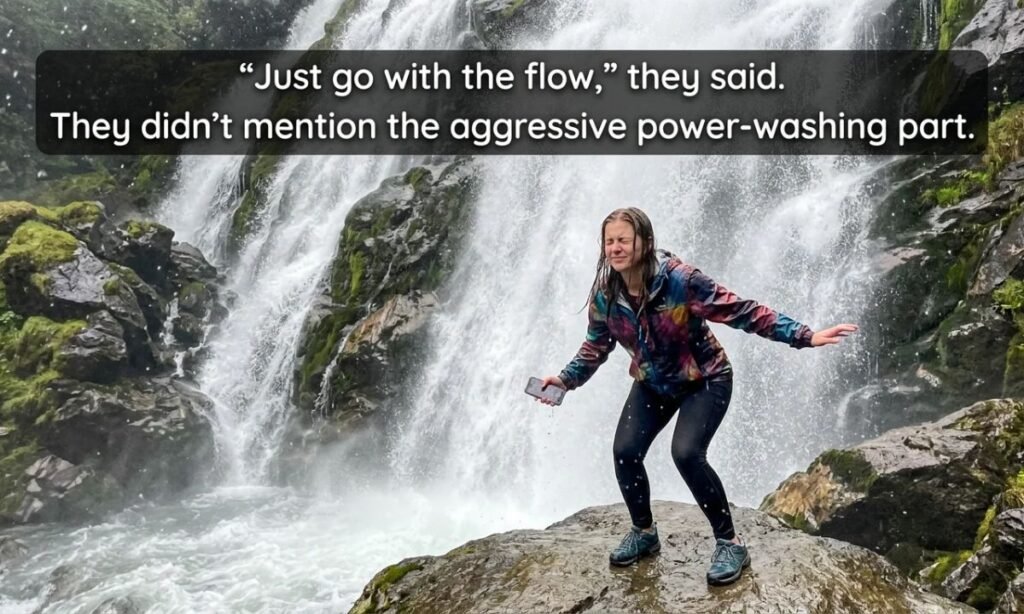 Funny Waterfall Captions for Instagram