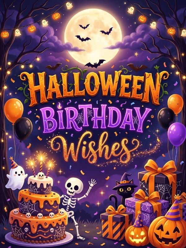 Halloween Birthday Wishes