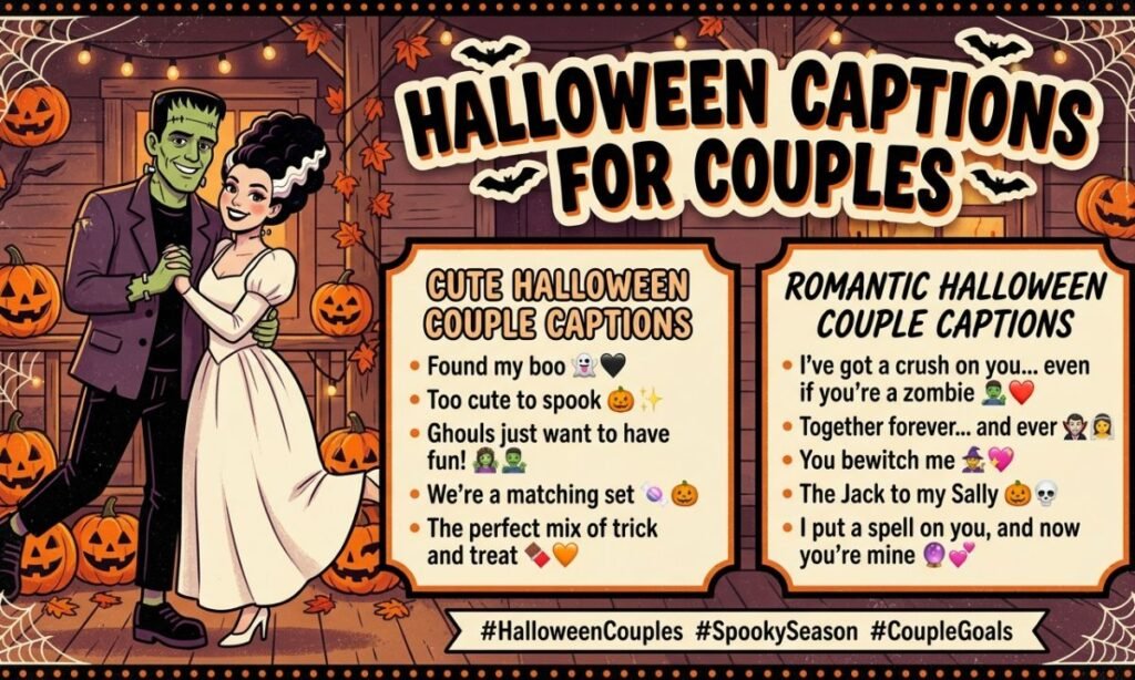 Halloween Captions for Couples