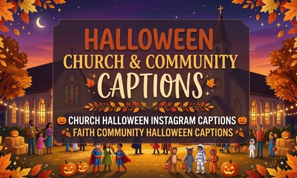 Halloween Church and Community Captions