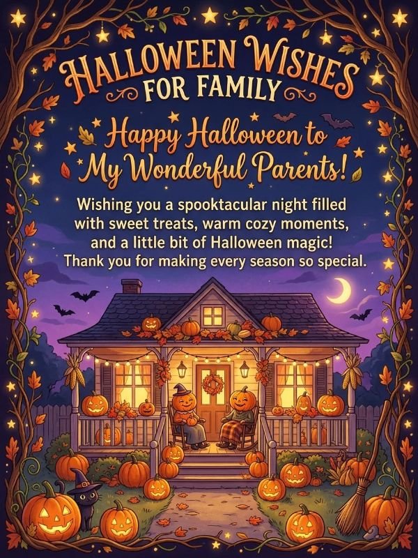 Halloween Wishes for Family