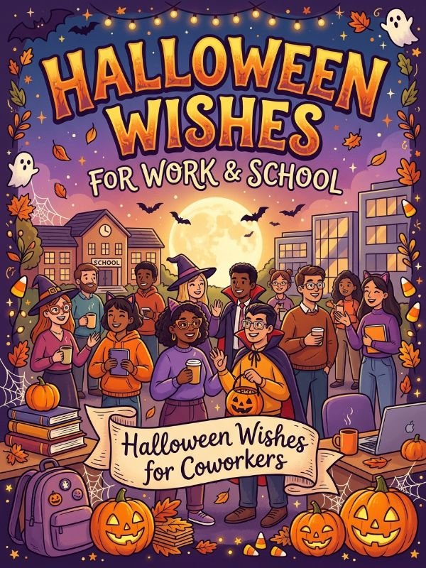 Halloween Wishes for Work and School