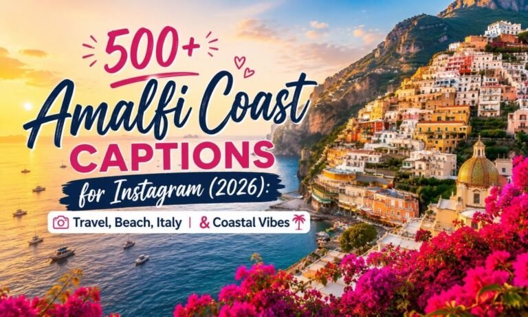 500+ Amalfi Coast Captions for Instagram