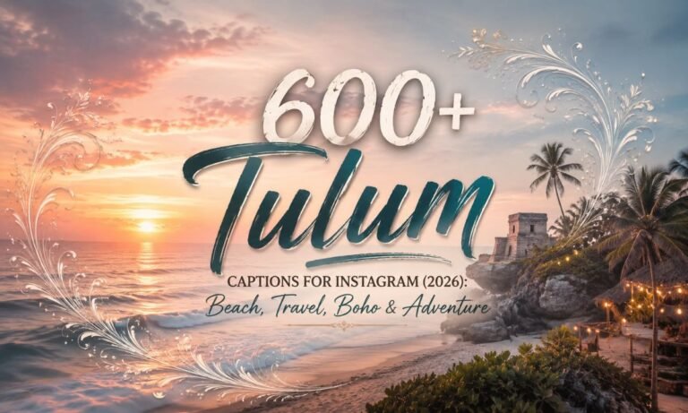 600+ Tulum Captions for Instagram