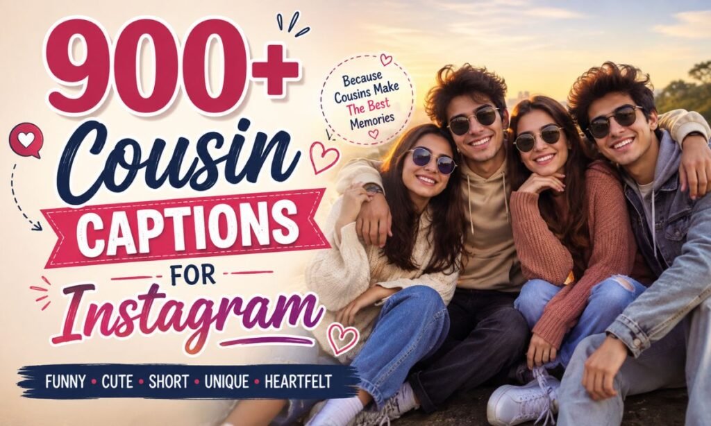 900+ Cousin Captions for Instagram