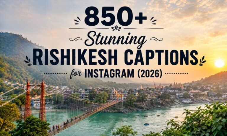 850+ Stunning Rishikesh Captions for Instagram