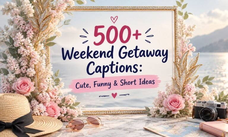 Weekend Getaway Caption