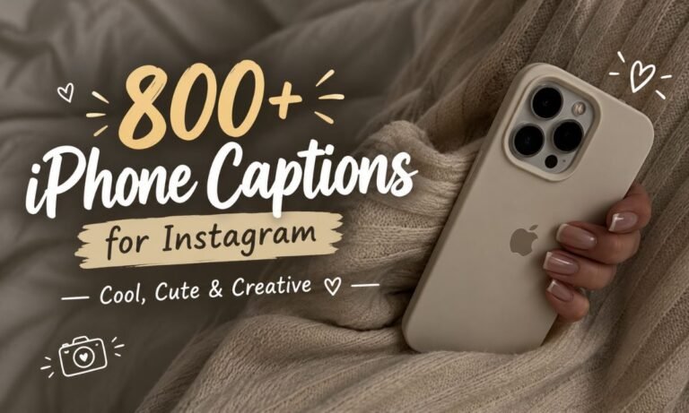 iPhone Captions for Instagram