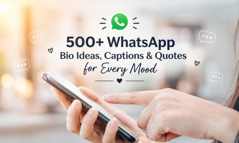 whatsapp bio ideas