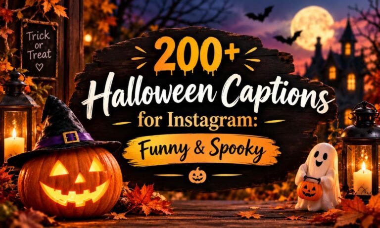Halloween Captions for Instagram